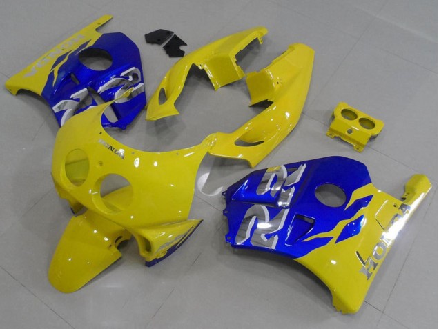 Cheapest 1991-1998 Yellow Blue Honda CBR250RR MC22 Motorbike Fairing Kits UK