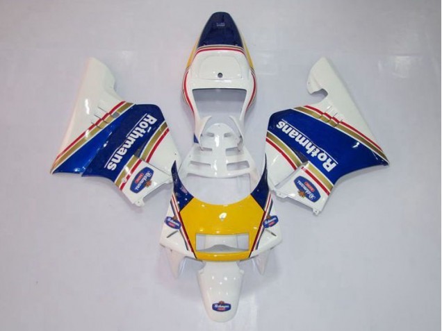 Cheapest 1994-1996 Yellow White Blue Honda NSR250 MC28 P4 Replacement Motorcycle Fairings UK