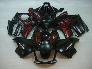 Cheapest 1995-1998 Black Red Flame Honda CBR600 F3 Motorcyle Fairings UK