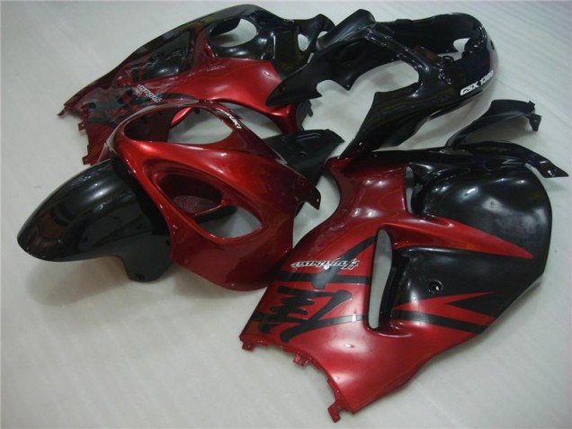 Cheapest 1996-2007 Red Black Suzuki GSXR 1300 Hayabusa Motorcycle Fairing Kit UK