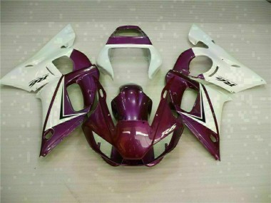 Cheapest 1998-2002 Purple White Yamaha YZF R6 Replacement Fairings UK