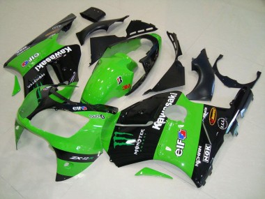 Cheapest 2000-2001 Green Monster Kawasaki ZX12R Motorcycle Fairing Kit UK