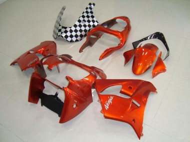 Cheapest 2000-2001 Orange Kawasaki ZX9R Motorbike Fairings UK