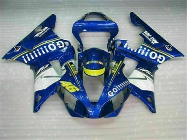 Cheapest 2000-2001 Blue Yamaha YZF R1 Motor Bike Fairings UK