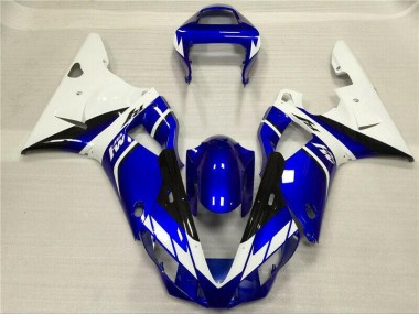 Cheapest 2000-2001 White Blue Yamaha YZF R1 Motorcylce Fairings UK