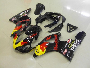 Cheapest 2000-2001 Black Red Bull Yamaha YZF R1 Bike Fairings UK