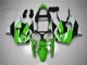 Cheapest 2000-2002 Green White Black Kawasaki ZX6R Bike Fairing Kit UK