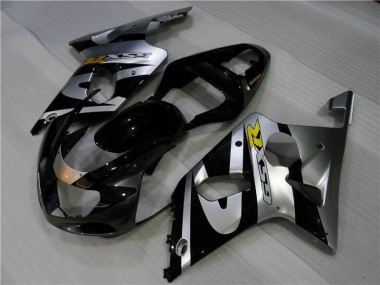 Cheapest 2000-2002 Silver Black Suzuki GSXR 1000 Motor Fairings UK