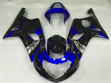 Cheapest 2000-2002 Blue Black Suzuki GSXR 1000 Motorcycle Fairings Kit UK