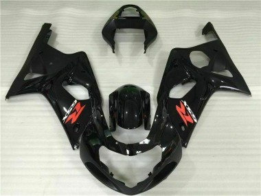 Cheapest 2000-2002 Black Suzuki GSXR 1000 Motorcylce Fairings UK