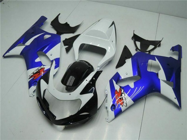 Cheapest 2001-2003 White Blue Suzuki GSXR 600/750 Motorcycle Fairings Kit UK