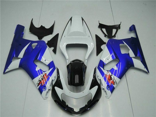 Cheapest 2001-2003 White Blue Suzuki GSXR 600/750 Motorcycle Fairings Kit UK