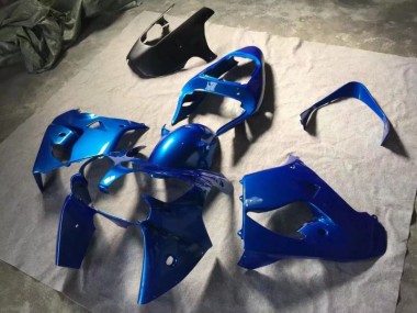 Cheapest 2002-2003 Blue Matte Black Kawasaki ZX9R Motorbike Fairings UK