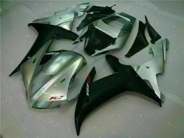 Cheapest 2002-2003 Silver Black Yamaha YZF R1 Motorbike Fairing Kits UK