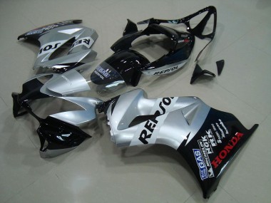 Cheapest 2002-2013 Silver Repsol Honda VFR800 Moto Fairings UK