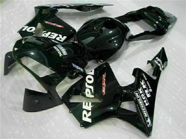 Cheapest 2003-2004 Black Repsol Honda CBR600RR Motorbike Fairing UK