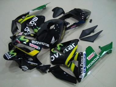 Cheapest 2003-2004 Black Movistar Honda CBR600RR Bike Fairing UK