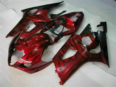 Cheapest 2003-2004 Red Suzuki GSXR 1000 Motorcycle Fairings Kit UK