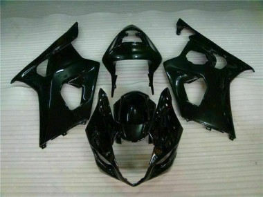 Cheapest 2003-2004 Glossy Black Suzuki GSXR 1000 Motorcylce Fairings UK