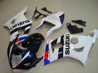 Cheapest 2003-2004 Dark Blue White Suzuki GSXR 1000 Replacement Fairings UK