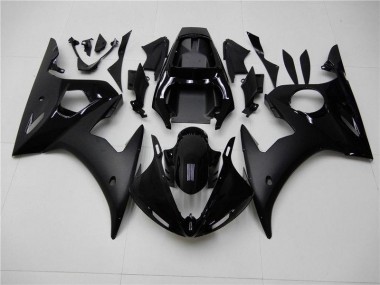 Cheapest 2003-2005 Glossy Matte Black Yamaha YZF R6 Motor Fairings UK