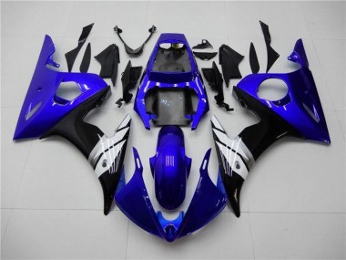 Cheapest 2003-2005 Blue White Black Yamaha YZF R6 Motorcycle Fairings Kit UK