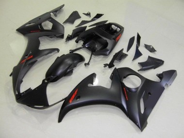 Cheapest 2003-2005 Matte Black Red Decals Yamaha YZF R6 Motorbike Fairing UK