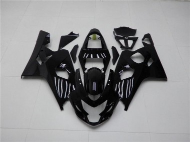 Cheapest 2004-2005 Glossy Black Suzuki GSXR 600/750 Bike Fairing Kit UK