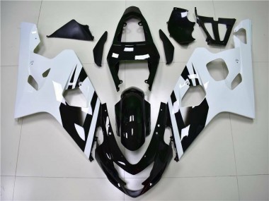 Cheapest 2004-2005 White Black Suzuki GSXR 600/750 Motor Fairings UK