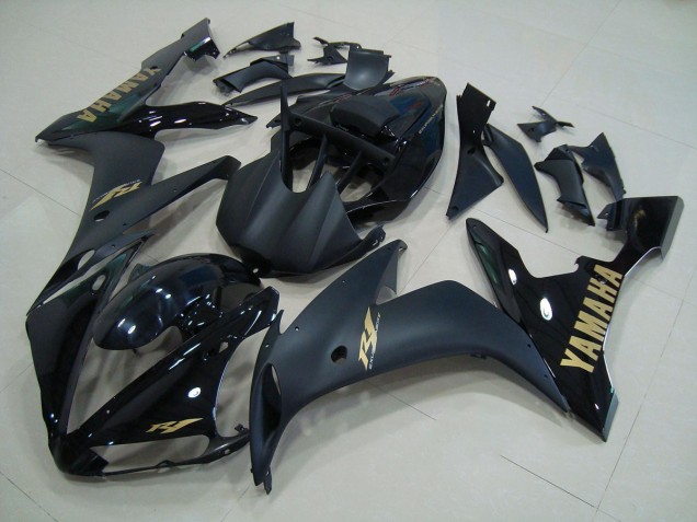 Cheapest 2004-2006 Black Matte Gold Yamaha YZF R1 Motorcycle Bodywork UK