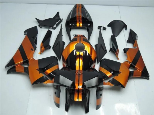 Cheapest 2005-2006 Orange Black Honda CBR600RR Motorcycle Fairing Kits UK