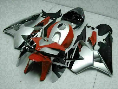 Cheapest 2005-2006 Black Silver Red Honda CBR600RR Motorcycle Fairings UK