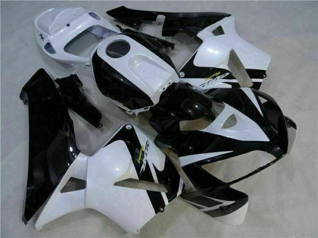 Cheapest 2005-2006 White Black Honda CBR600RR Motorbike Fairing UK