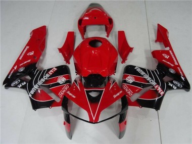 Cheapest 2005-2006 Red Black Honda CBR600RR Motorcycle Fairing Kit UK