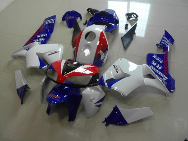 Cheapest 2005-2006 White Blue Red HRC Honda CBR600RR Motorcycle Fairing UK