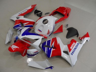 Cheapest 2005-2006 White Blue Red Motul HRC Honda CBR600RR Moto Fairings UK