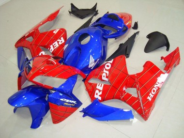 Cheapest 2005-2006 Spider Man Repsol Honda CBR600RR Motorcycle Fairing Kits UK