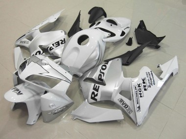 Cheapest 2005-2006 Repsol White Silver Honda CBR600RR Bike Fairing Kit UK