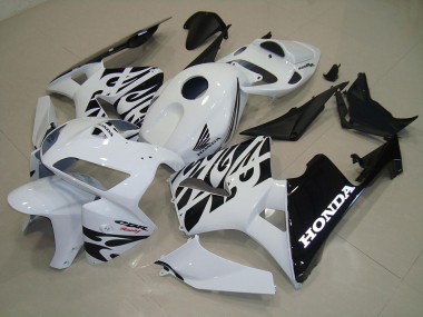 Cheapest 2005-2006 White Black Honda CBR600RR Motor Fairings UK