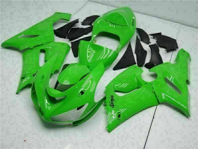 Cheapest 2005-2006 Green Kawasaki ZX6R Motorcycle Replacement Fairings UK