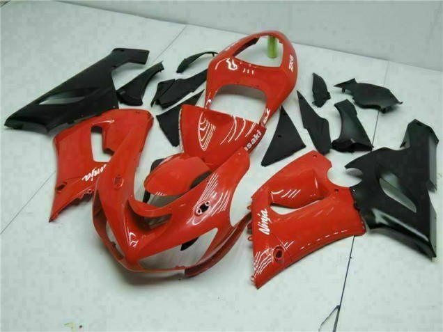 Cheapest 2005-2006 Red Kawasaki ZX6R Bike Fairing Kit UK