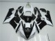 Cheapest 2005-2006 Black White Kawasaki ZX6R Moto Fairings UK