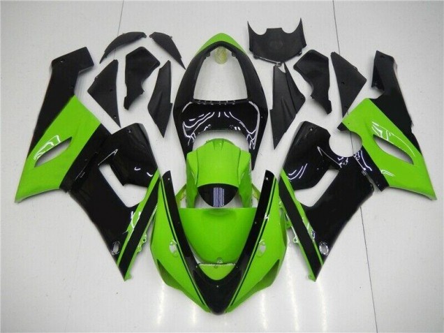 Cheapest 2005-2006 Green Black Kawasaki ZX6R Motor Fairings UK