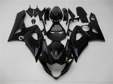 Cheapest 2005-2006 Glossy Black Suzuki GSXR 1000 Bike Fairings UK