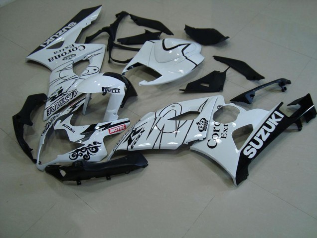 Cheapest 2005-2006 White Corona Suzuki GSXR 1000 Motorcycle Replacement Fairings UK