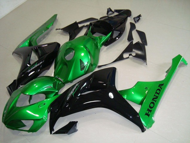 Cheapest 2006-2007 Black Green Honda CBR1000RR Motorcycle Fairing Kits UK