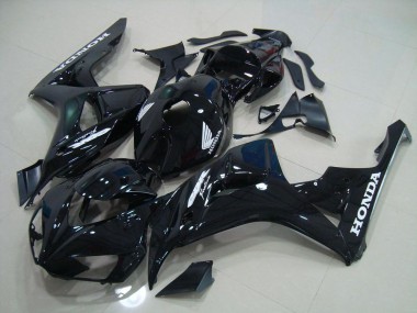 Cheapest 2006-2007 Black Silver Decals Honda CBR1000RR Motorcycle Fairing Kit UK