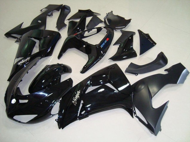 Cheapest 2006-2007 Black Matte Black Kawasaki ZX10R Motorbike Fairing UK