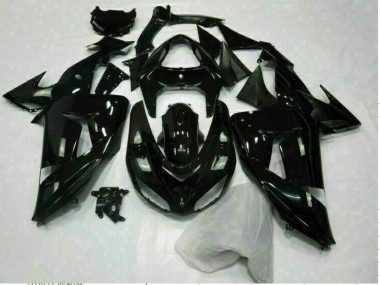 Cheapest 2006-2007 Glossy Black Kawasaki ZX10R Motorcycle Replacement Fairings UK