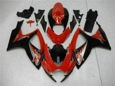 Cheapest 2006-2007 Red Suzuki GSXR 600/750 Bike Fairing Kit UK